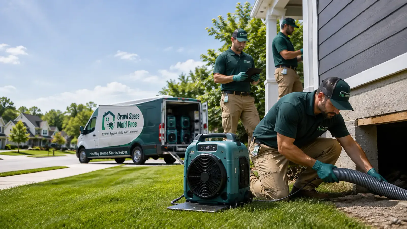 Crawl Space Mold Removal in Woodburn, IA